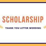 Scholarship Thank-You Letters